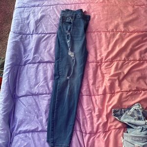 High waisted women jeans worn once or twice, in perfect condition